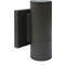Nuvo 2-Light 10w 120-277v LED Small Up & Down Sconce Fixture in Bronze Finish